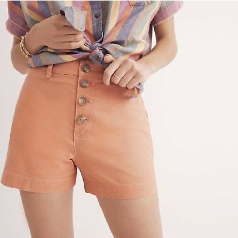 Madewell Emmett Shorts, 26 (fit like 4), EUC!